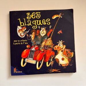FRENCH 365 Blagues Children's Joke Book age 7 and up